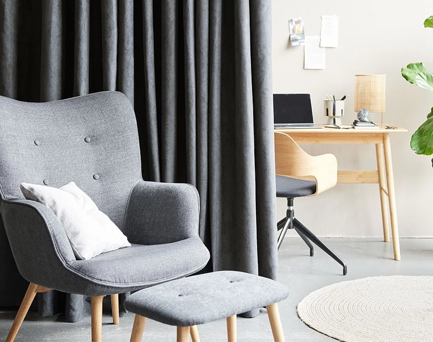 Use curtains to change your home
